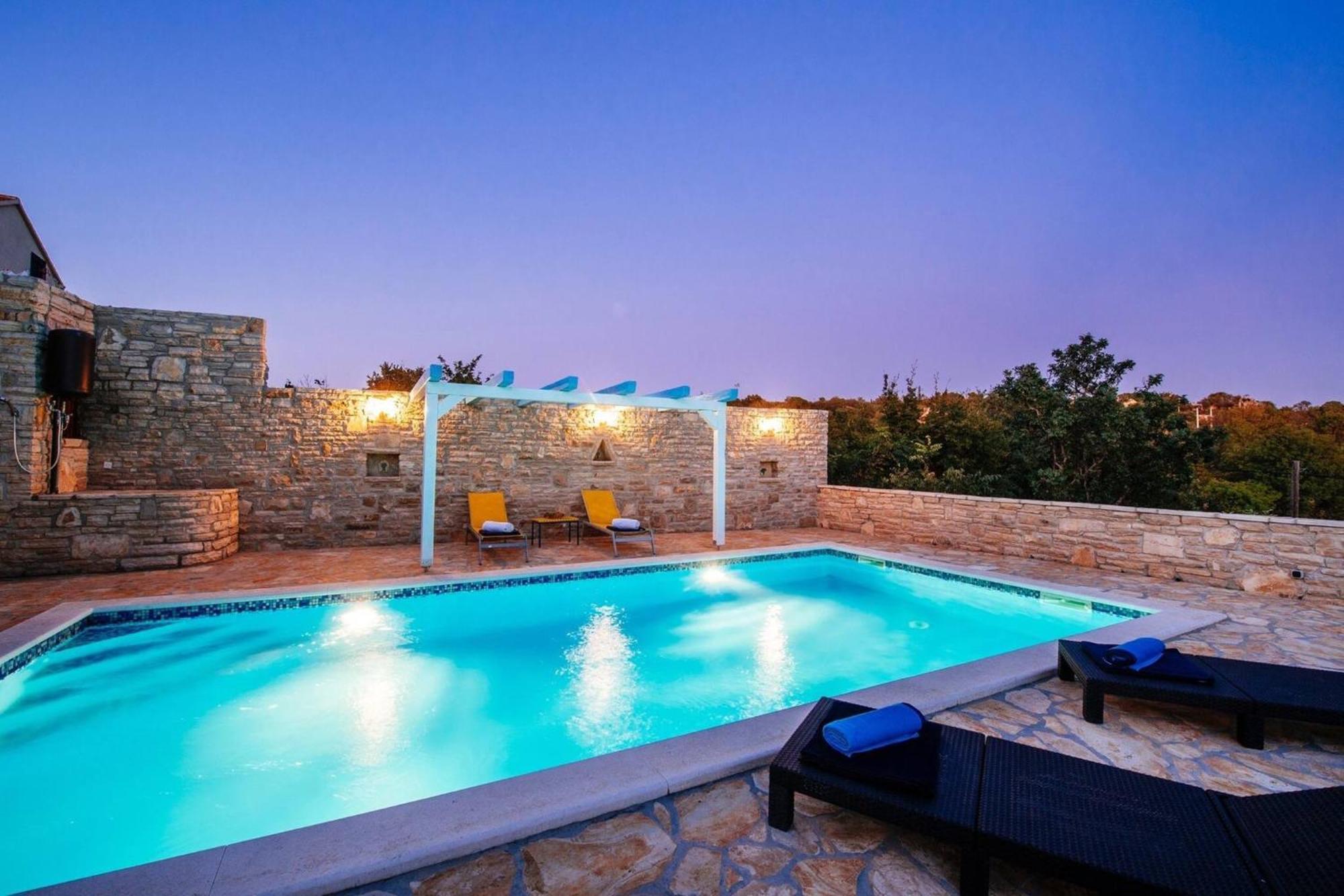 My Dalmatia - Holiday Home Korlat With Private Pool Benkovac Exterior foto