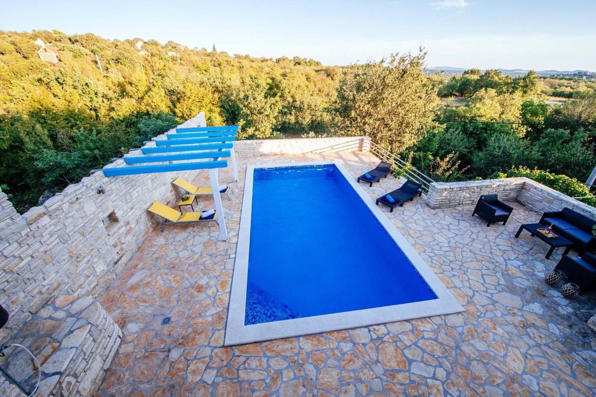 My Dalmatia - Holiday Home Korlat With Private Pool Benkovac Exterior foto