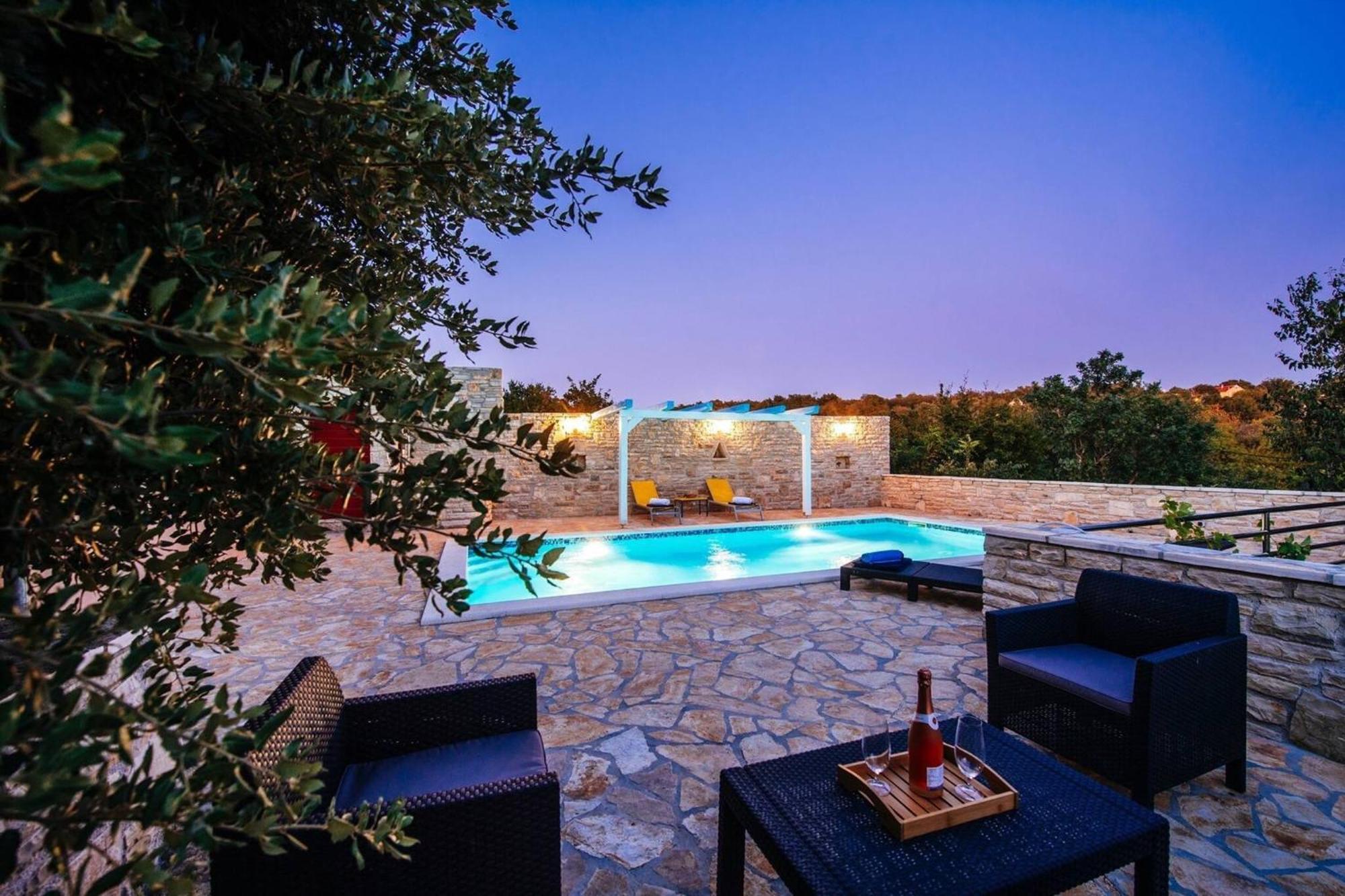 My Dalmatia - Holiday Home Korlat With Private Pool Benkovac Exterior foto