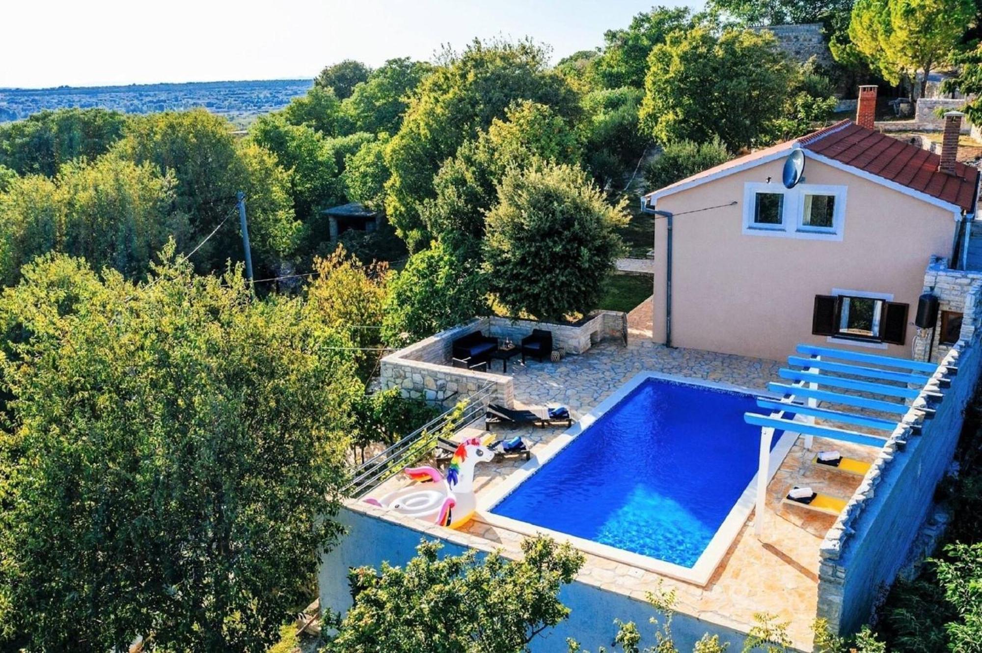 My Dalmatia - Holiday Home Korlat With Private Pool Benkovac Exterior foto